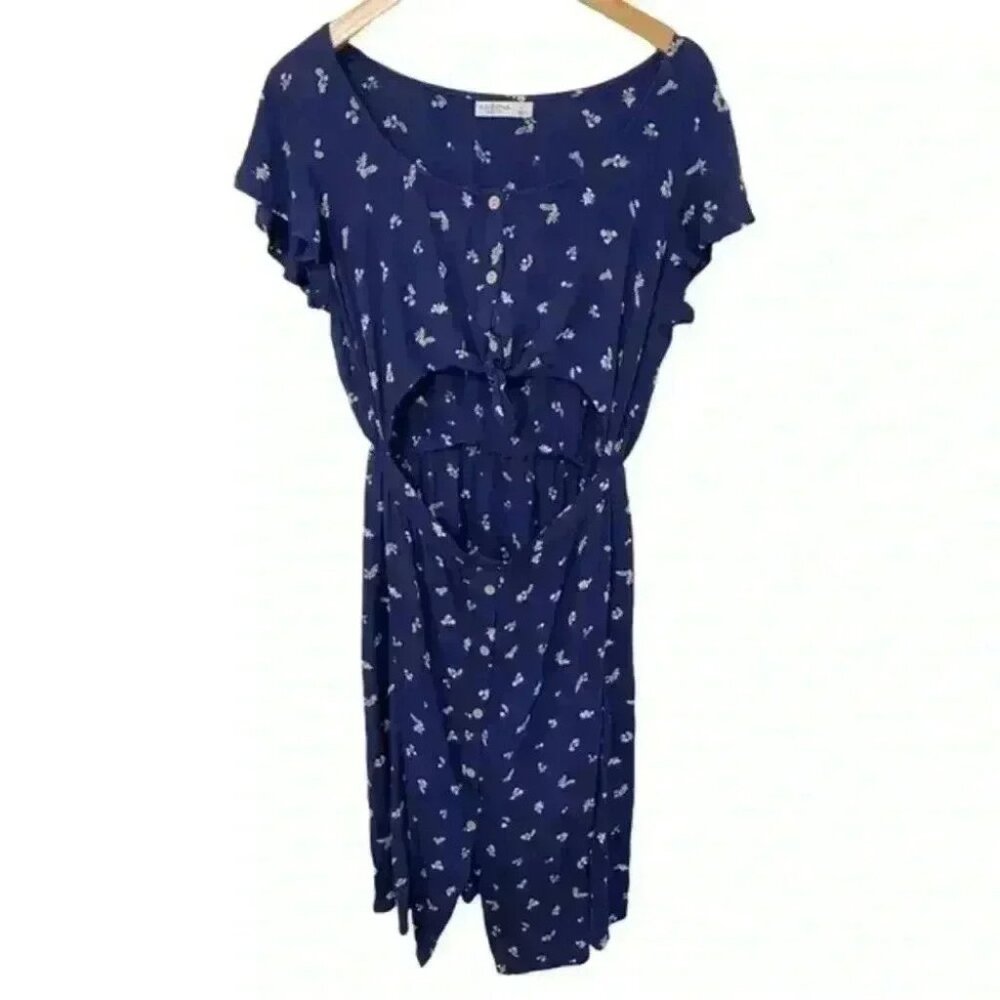 floral midi dress